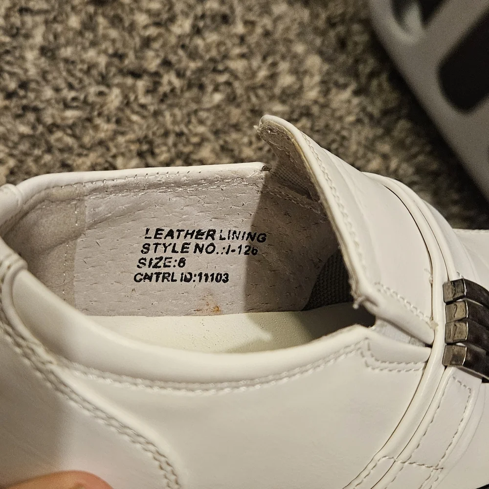 Toddler Boy White Dress Shoes‎